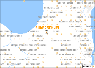map of Süderschwei