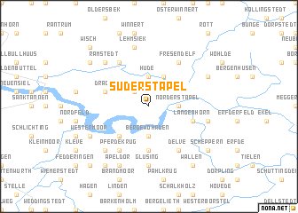 map of Süderstapel