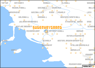 map of Süderwaygaard