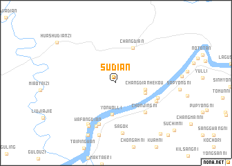 map of Sudian