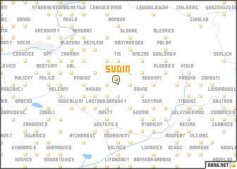 map of Sudin