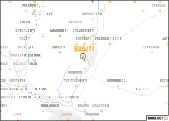 map of Sudiţi