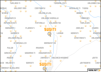 map of Sudiţi