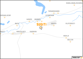 map of Sudiţi
