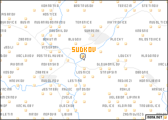 map of Sudkov