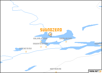 map of Sudnozero
