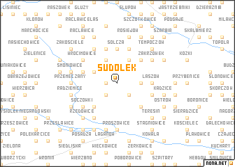 map of Sudołek