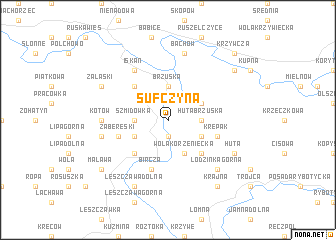 map of Sufczyna