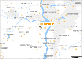 map of Suffield Corner