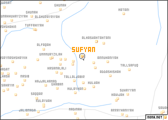 map of Şufyān