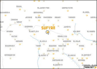 map of Sufyān