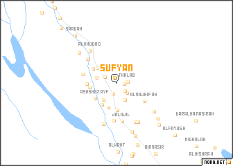 map of Sufyān