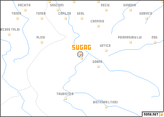 map of Şugag