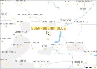 map of Sugar Bush Knolls