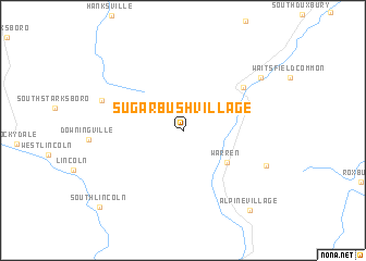 map of Sugarbush Village