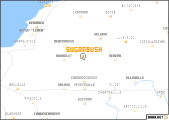 map of Sugar Bush