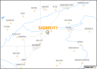 map of Sugar City