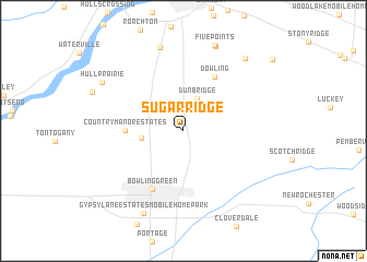 map of Sugar Ridge