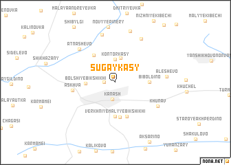 map of Sugaykasy