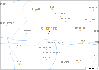 map of Sugeçer
