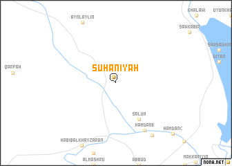 map of Sūhānīyah