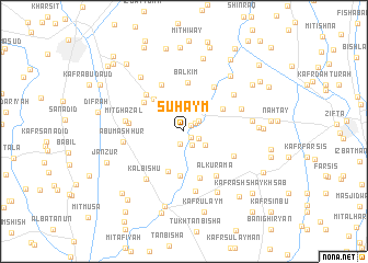 map of Suḩaym