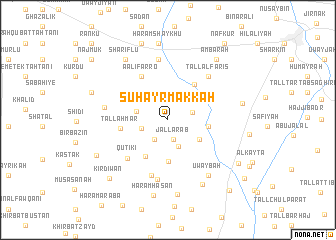 map of Suhayr Makkah