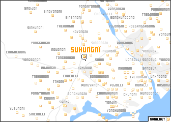 map of Suhŭng-ni