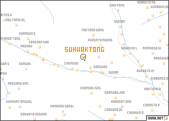 map of Suhwak-tong