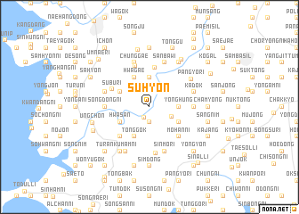 map of Suhyŏn