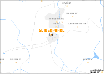 map of Suider-Paarl