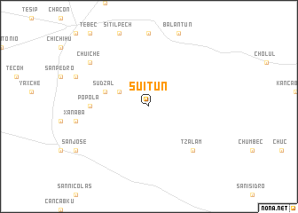 map of Suitún