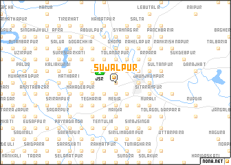 map of Sujalpur