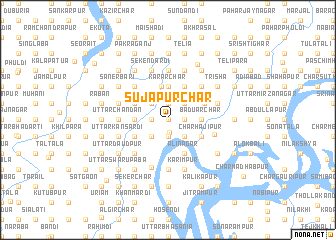 map of Sujapur Char