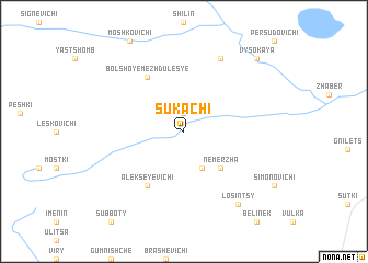 map of Sukachi