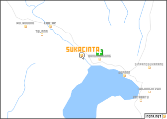 map of Sukacinta