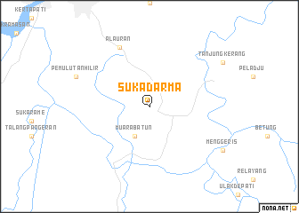 map of Sukadarma