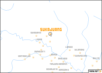 map of Sukajuang