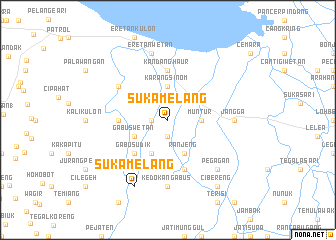 map of Sukamelang