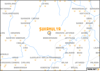 map of Sukamulya