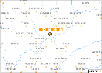 map of Sukanegara