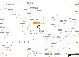 map of Sukaxhi