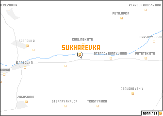 map of Sukharevka