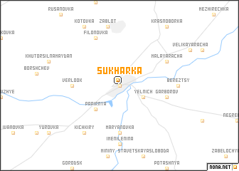 map of Sukharka