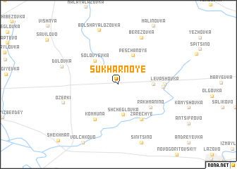 map of Sukharnoye