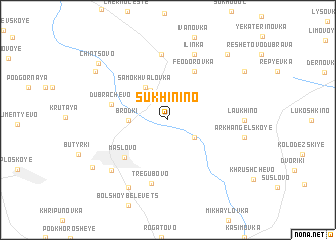 map of Sukhinino