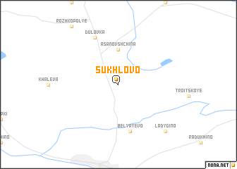 map of Sukhlovo