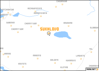 map of Sukhlovo