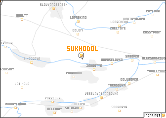 map of Sukhodol