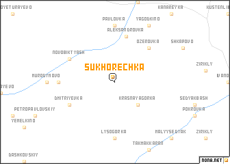 map of Sukhorechka